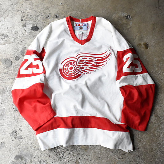 Y2K CCM NHL “Detroit Red Wings” Darren McCarty ホッケーシャツ 241010H