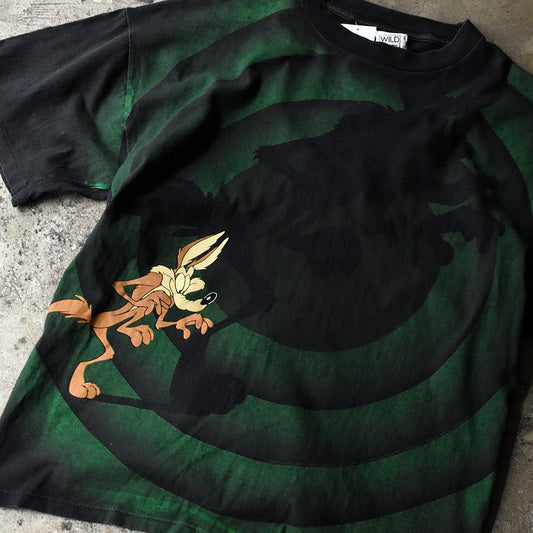 90's AOP！ Looney Tunes “Wile E. Coyote” Tシャツ USA製 250512H