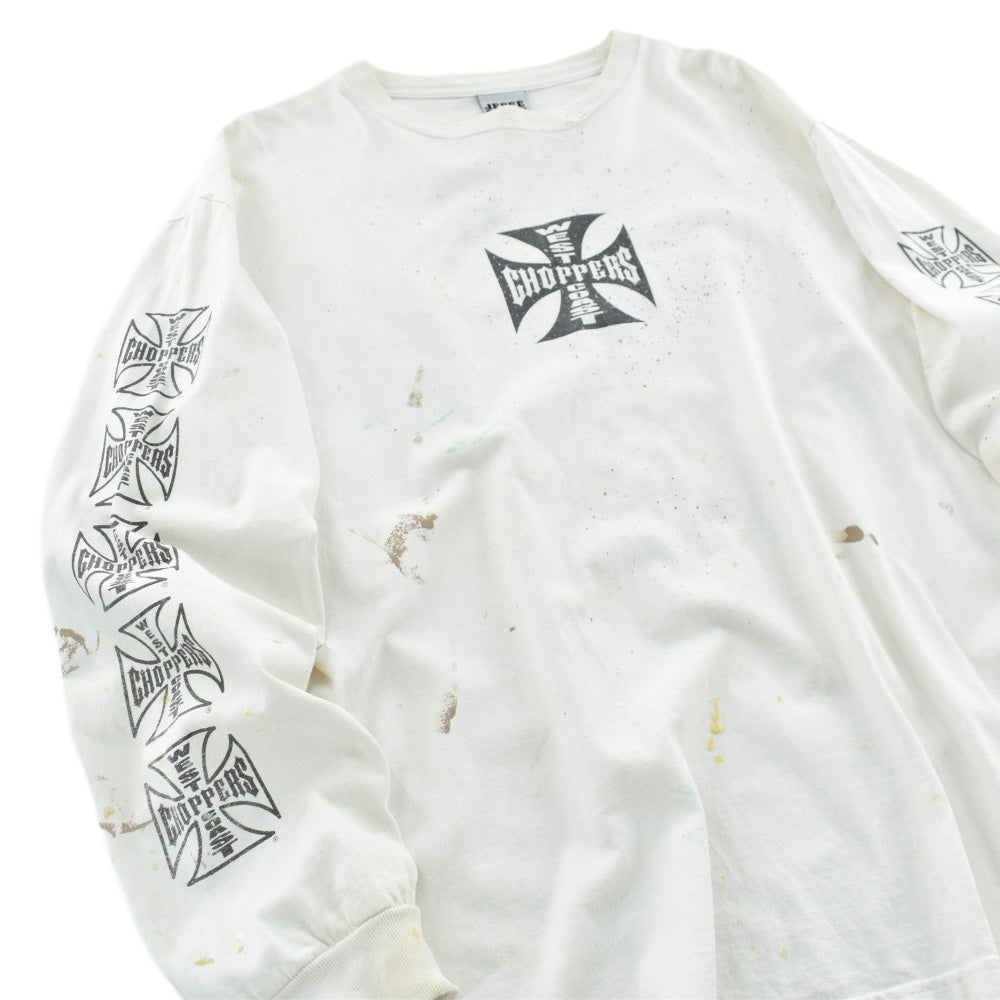 Y2K West Coast Choppers JESSE WHO? バイカー ロンT 260929H