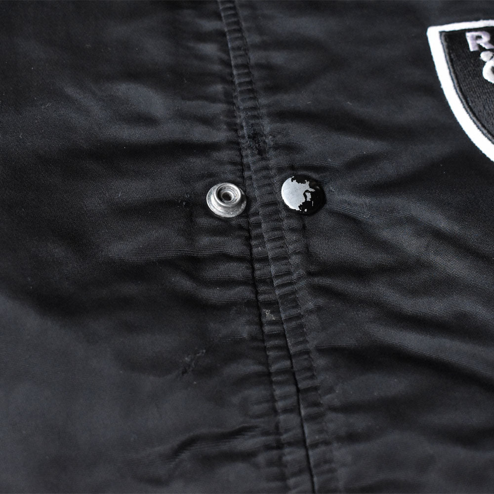 90’s STARTER "NFL Raiders" ナイロン アワードジャケット USA製 230330H
