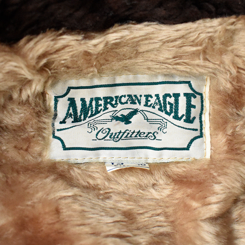 80's AMERICAN EAGLE G-1 type レザー フライトジャケット 241116H
