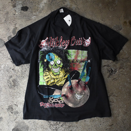 80's Mötley Crüe / PUSHEAD "Dr.Feelgood tour" ロック Tシャツ 230510H