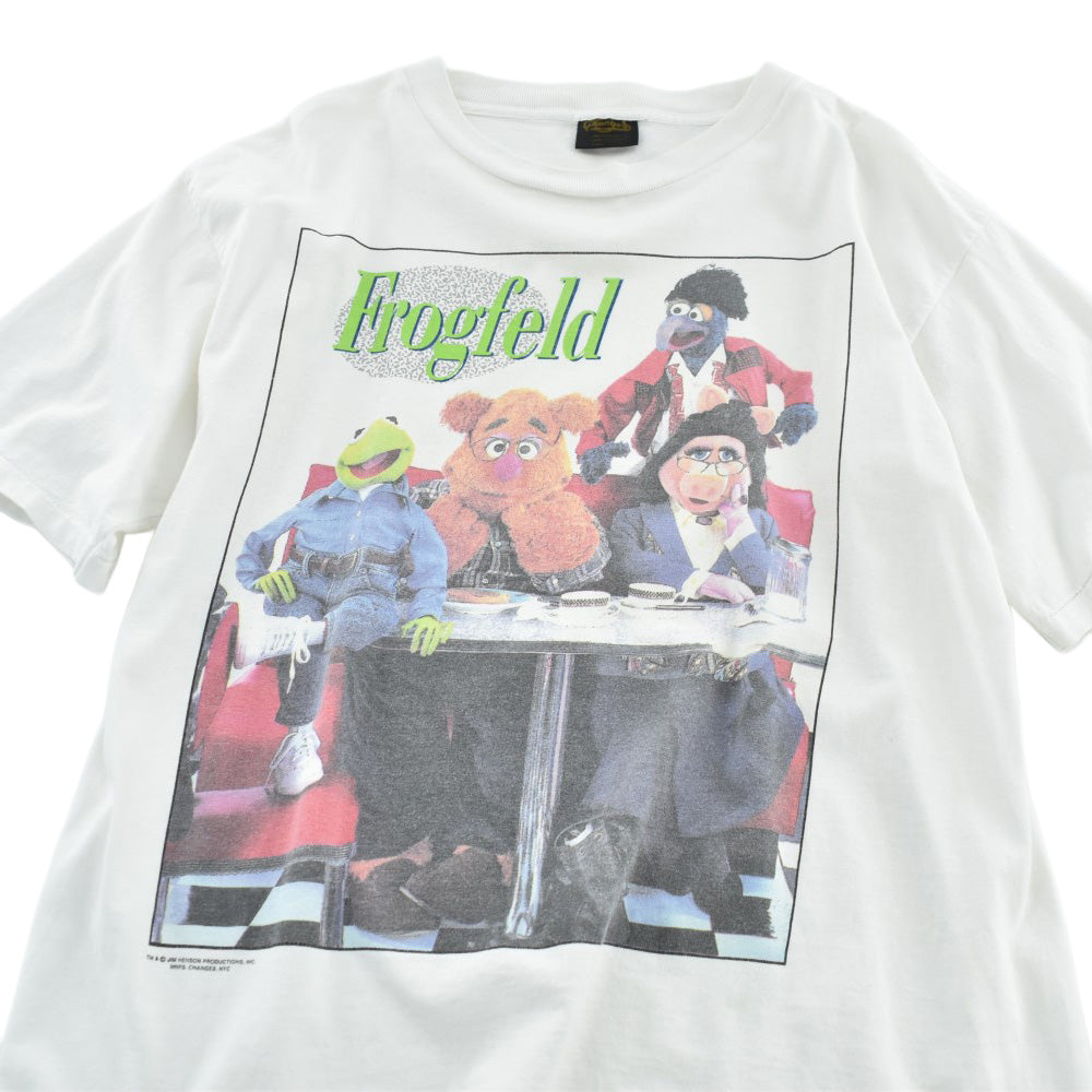 90's The Muppets "Frogfeld" Seinfeld パロディTシャツ USA製 260918H