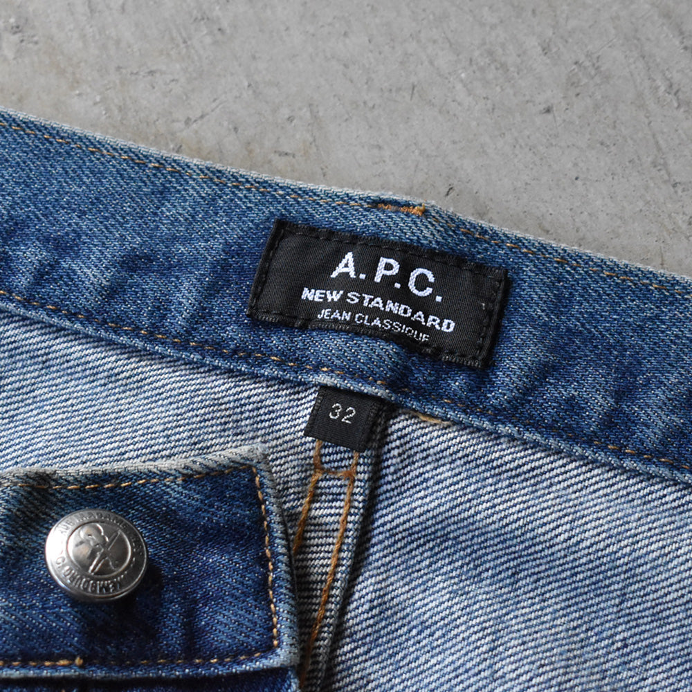 A.P.C. NEW STANDARD ダメージ！ヒゲ！ハチノス！ ストレート デニムパンツ 240906