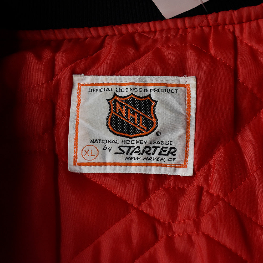 90's STARTER NHL “Chicago Blackhawks" ナイロン アワードジャケット USA製 250130H