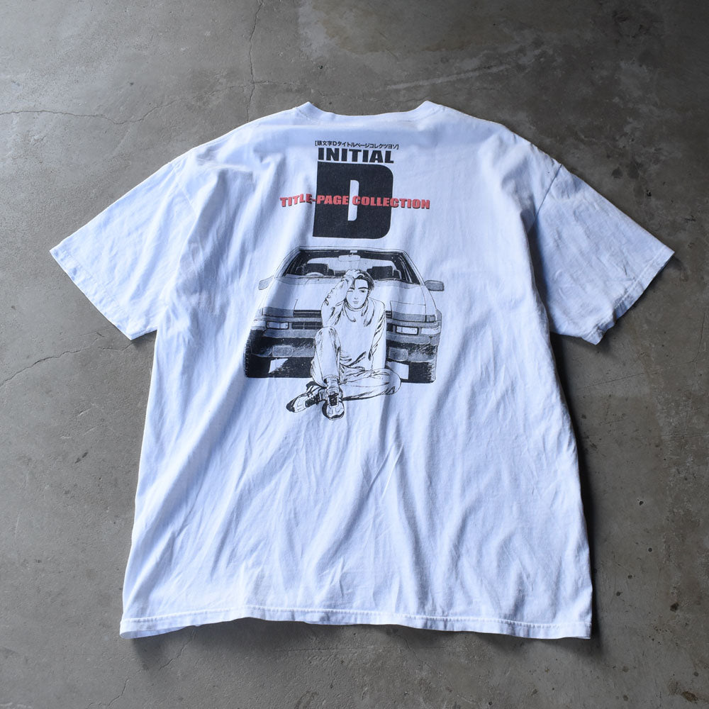 Y2K 頭文字D "INITIAL D" アニメ ギーク Tシャツ 250916