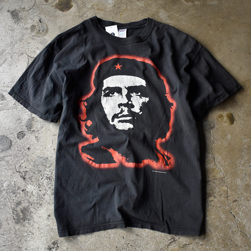 チェ・ゲバラ アルベルト・コルダ フェイスプリント Tシャツ 2000年代初頭 古着