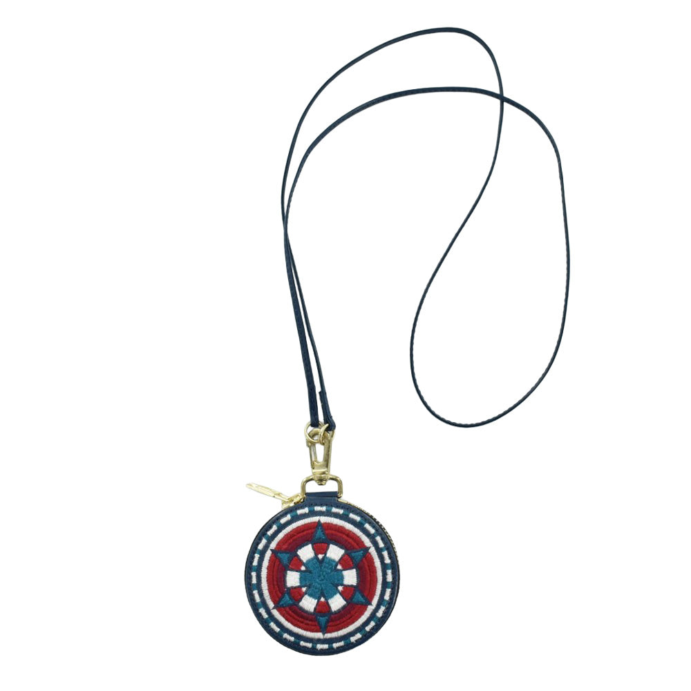 blackmeans サークルポーチ ミニ (BLACK/BLUE/RED) 945-81TAC337-1 261030H