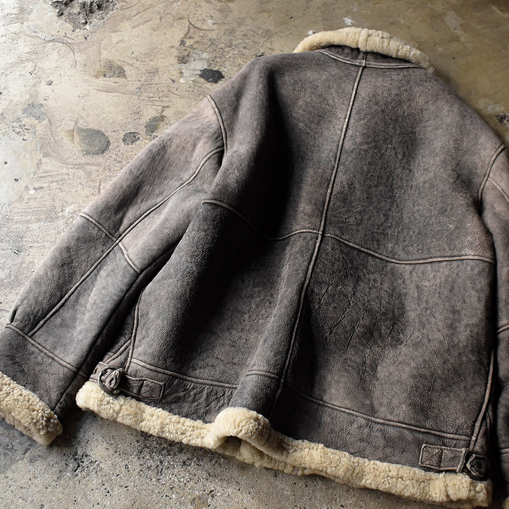 90's MARK SHALE B-3 Type ムートンジャケット 240213H
