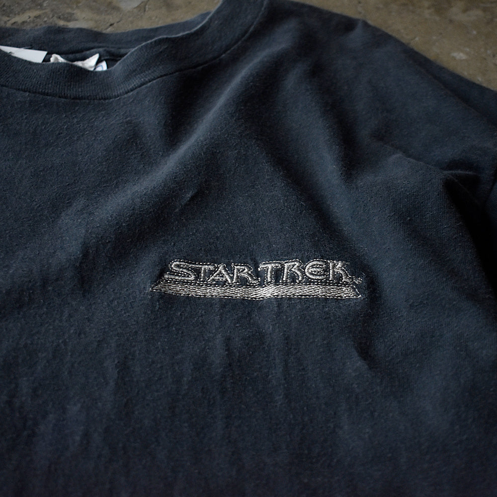 90's STAR TREK “ロゴ刺繍“ Tシャツ USA製 250515H