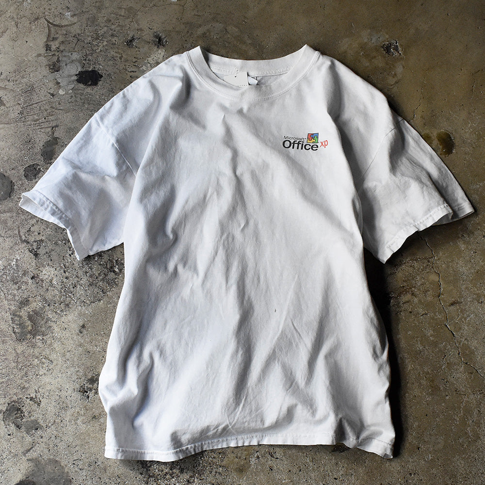 Y2K Microsoft “Office XP” 企業Tシャツ 231203H