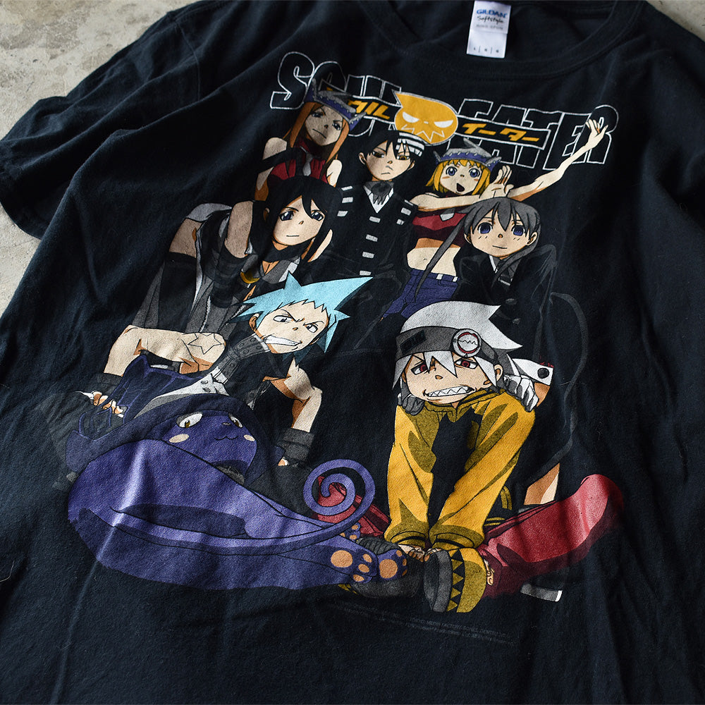 ソウルイーター アニメTシャツ 3コンビ プリント 2009年 古着