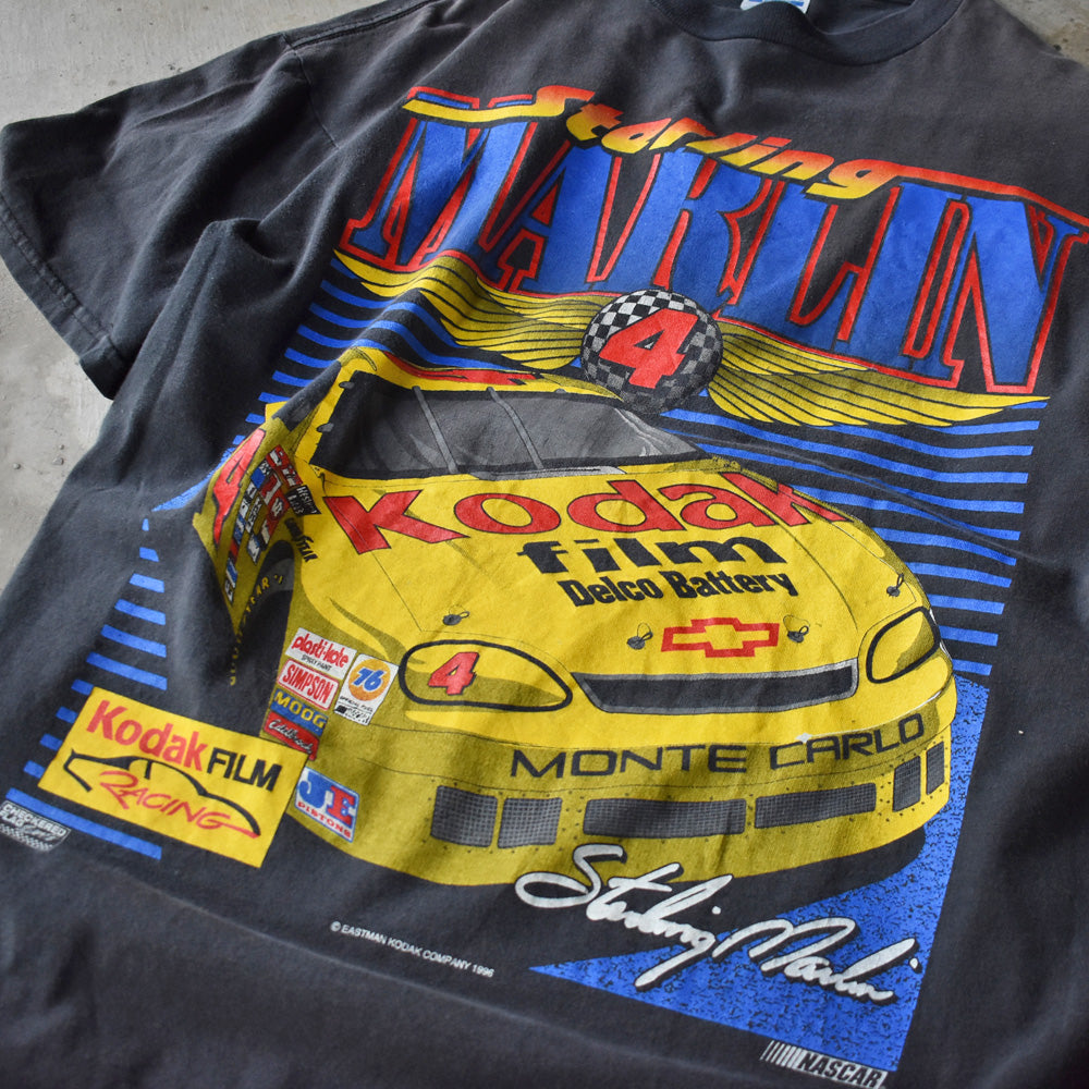90's　NASCAR ”Sterling Marlin/スターリング・マーリン #4” レーシングTシャツ　230801