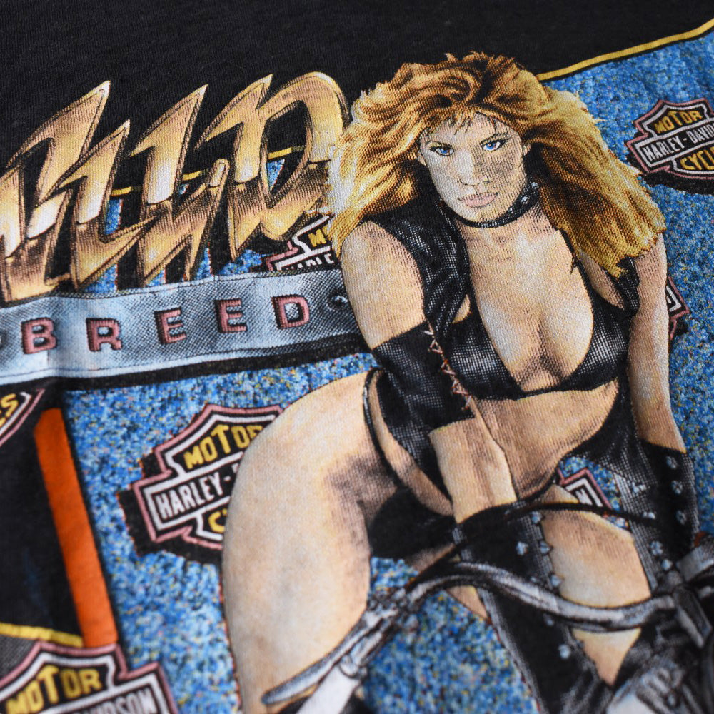 80’s Harley-Davidson 3D Emblem “WILD BREED” ハーレーTシャツ 251202H