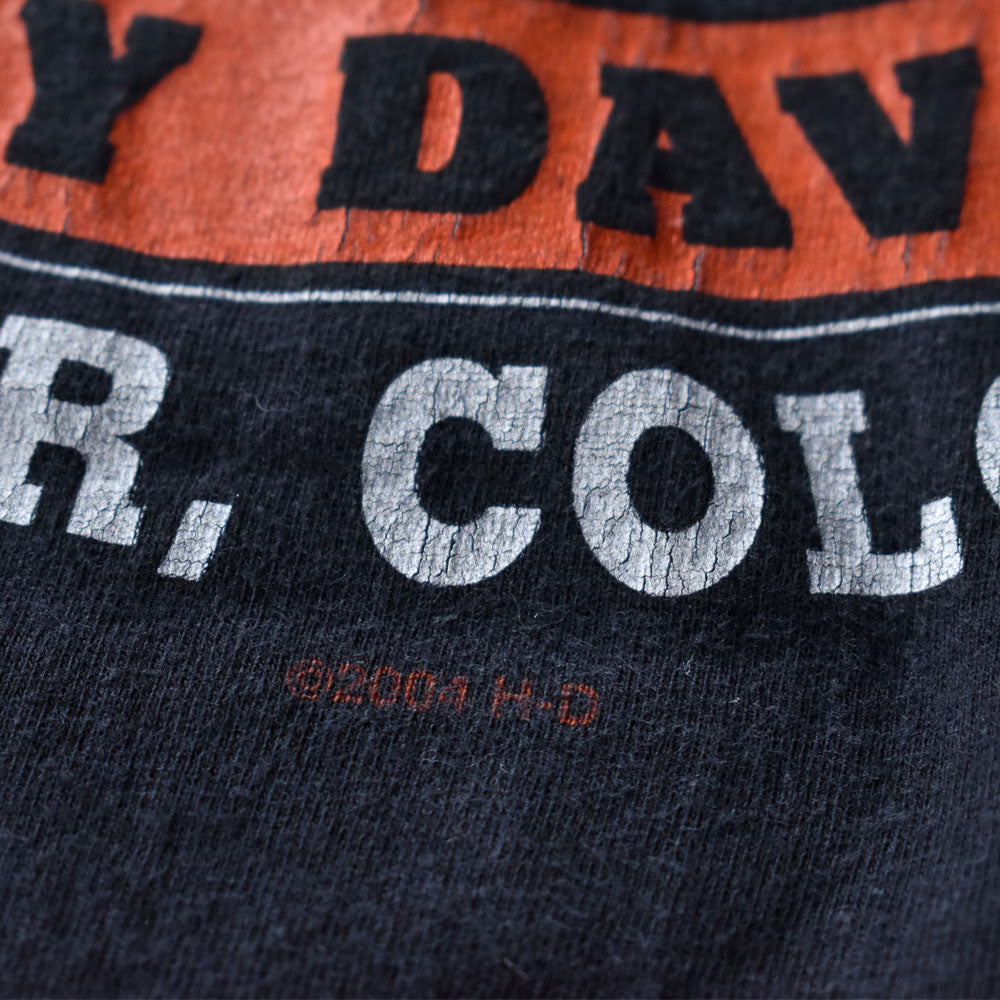 Y2K Harley-Davidson 両面プリント Tシャツ 240522