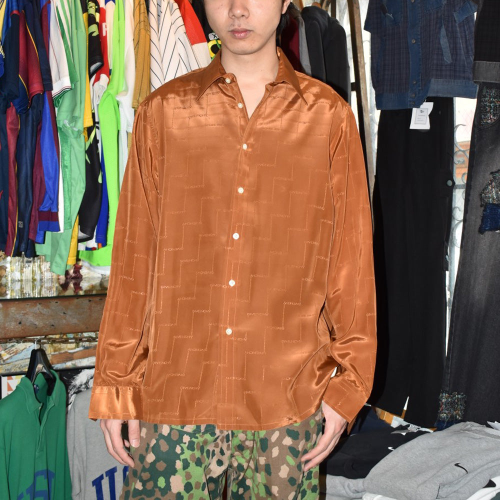 80's GIVENCHY for Chesa 総柄シャツ 260508H