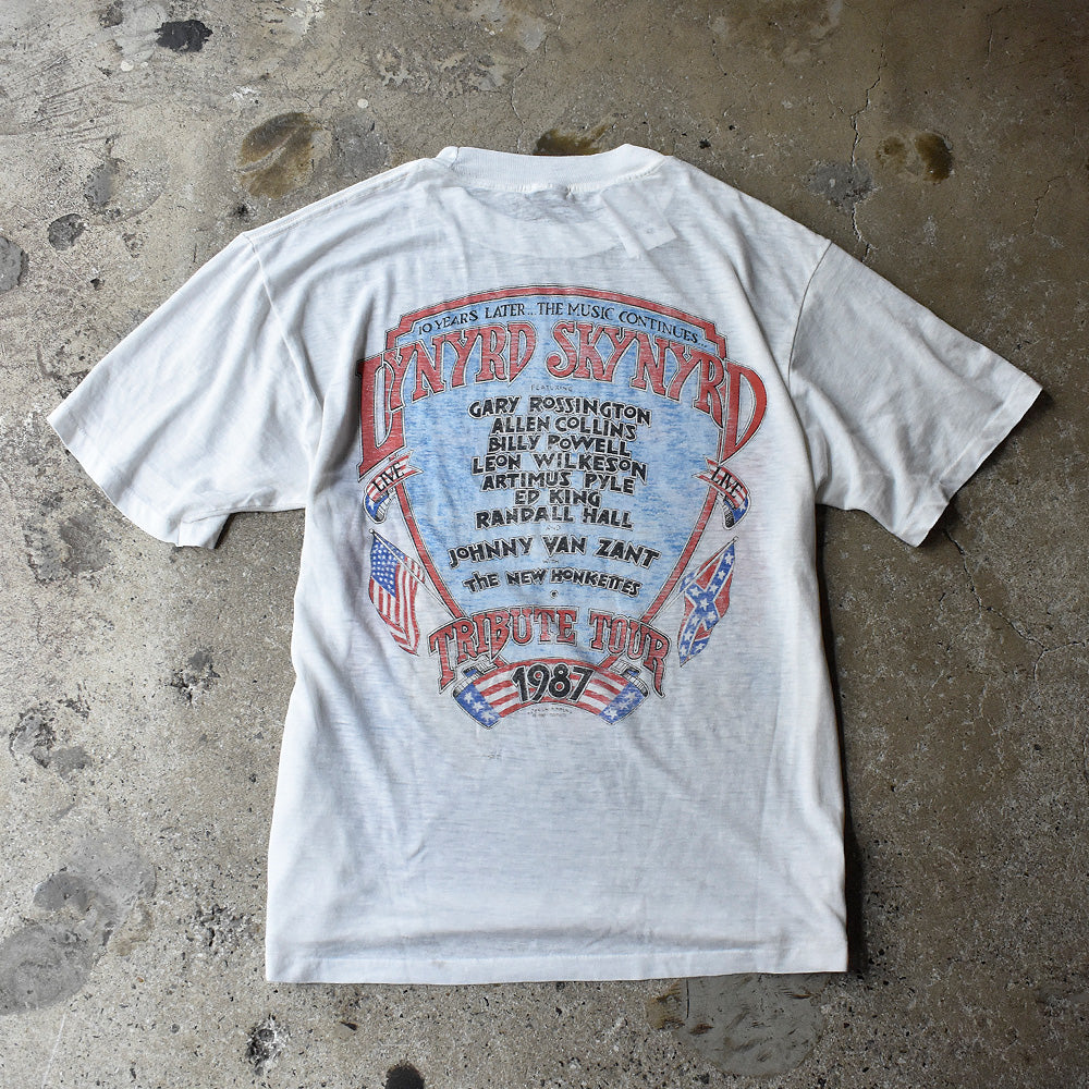 80's Lynyrd Skynyrd “Tribute” Tour ロック Tシャツ 250901H