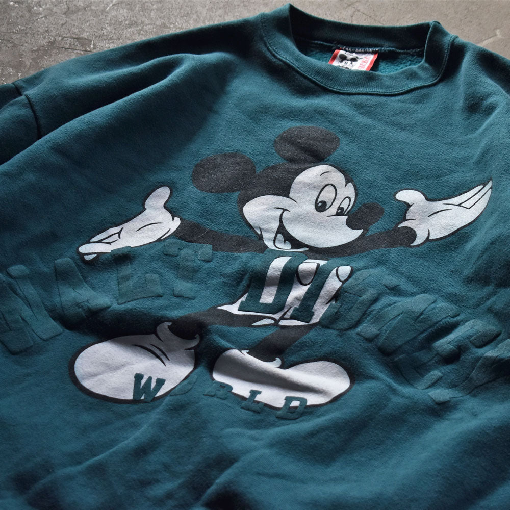 90’s Disney ”Mickey Mouse” スウェット USA製 231222