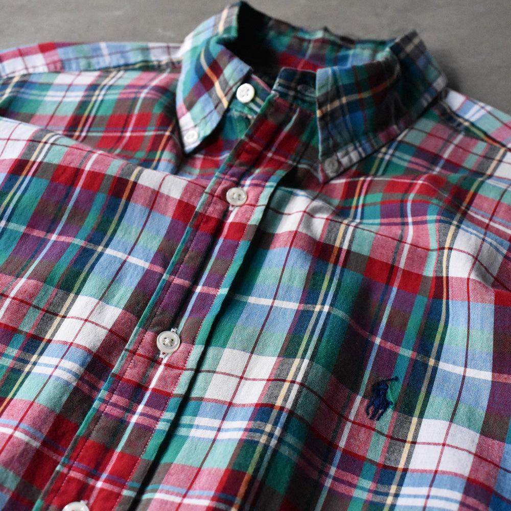 90's Ralph Lauren “BLAKE” チェック ボタンダウンシャツ 240327 S2063