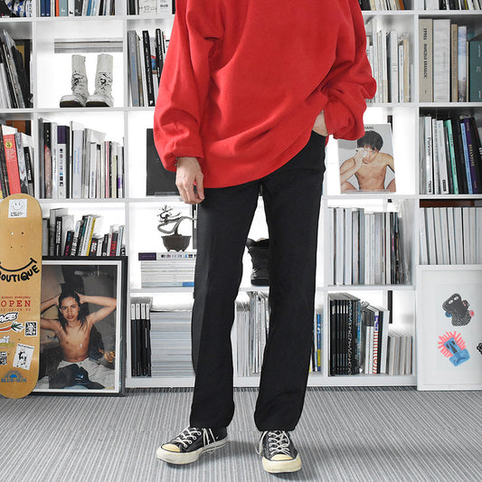 90’s~ Wrangler “ランチャー” ドレスパンツ ポリパン BLK 240914