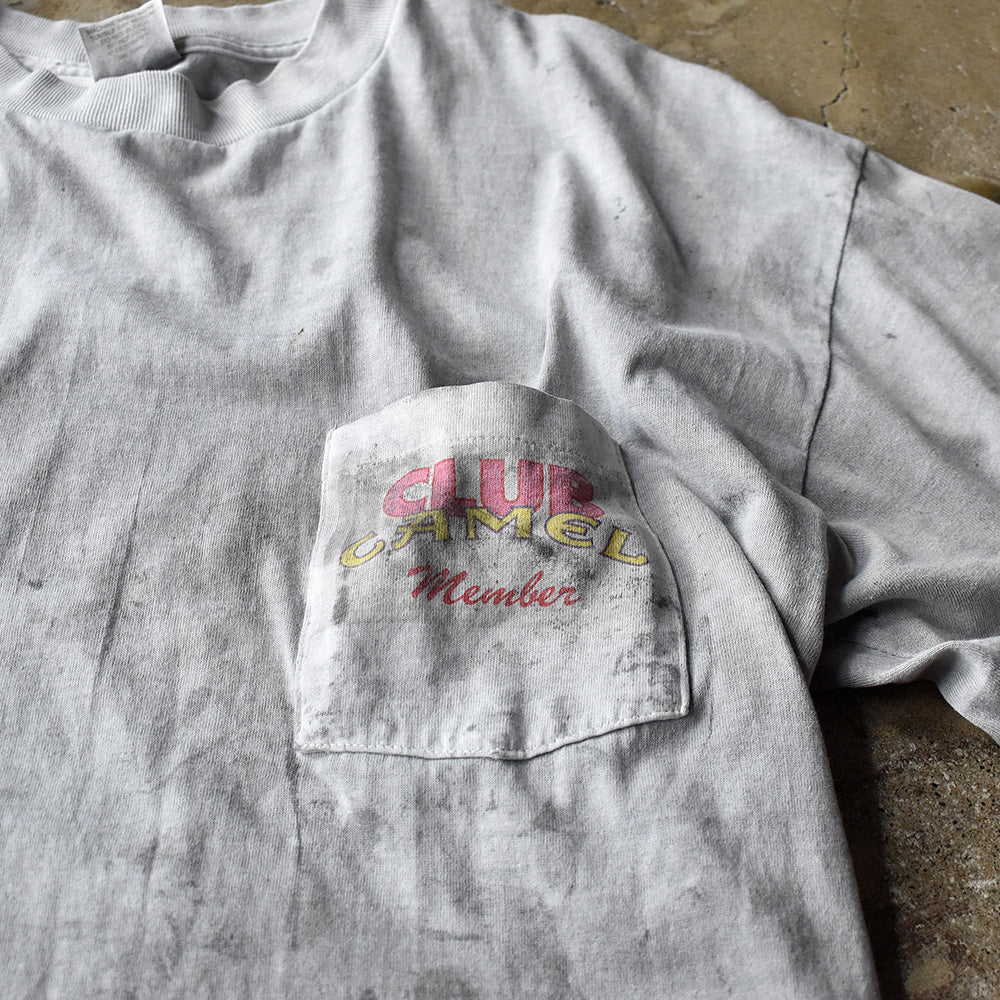90’s CAMEL "CLUB CAMEL MEMBER" ポケットTシャツ USA製 250804H