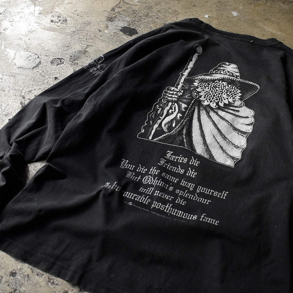 90's Burzum “Det som engang var” ロングスリーブTシャツ イングランド製 231121H
