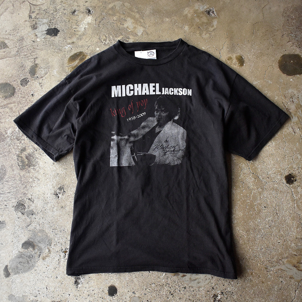 Y2K Michael Jackson “king of pop”Tシャツ 250608H