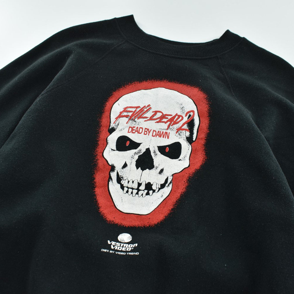90's "EVIL DEAD 2 / DEAD BY DAWN" ホラームービー プリントスウェット 260206H