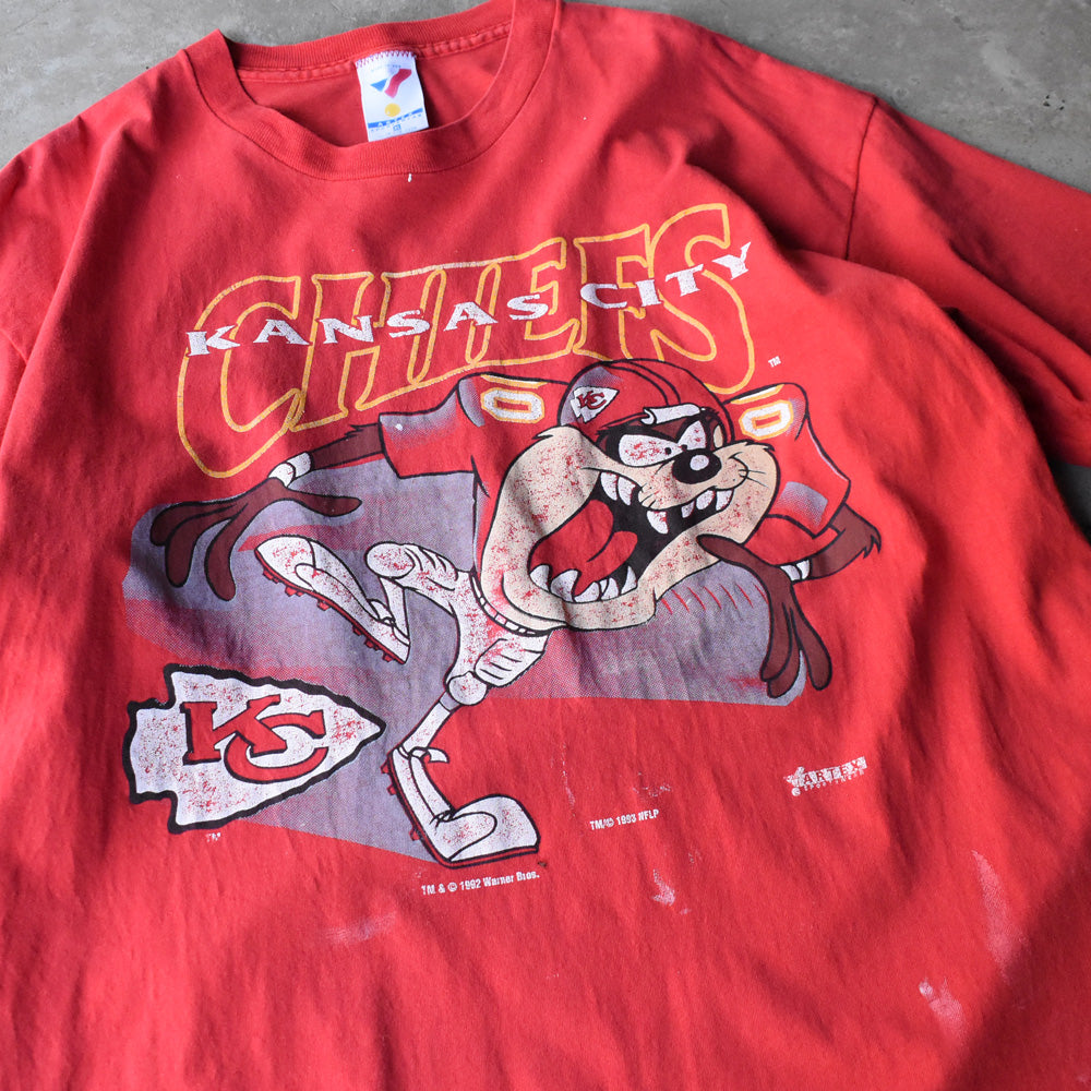 ルーニー・テューンズ NFL タズマニアン・デビル Tシャツ 1993年 USA製 ヴィンテージ