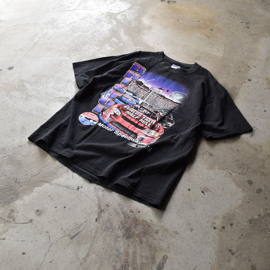 Y2K NASCAR “Bristol Motor Speedway” 両面プリント レーシング Tシャツ 230508