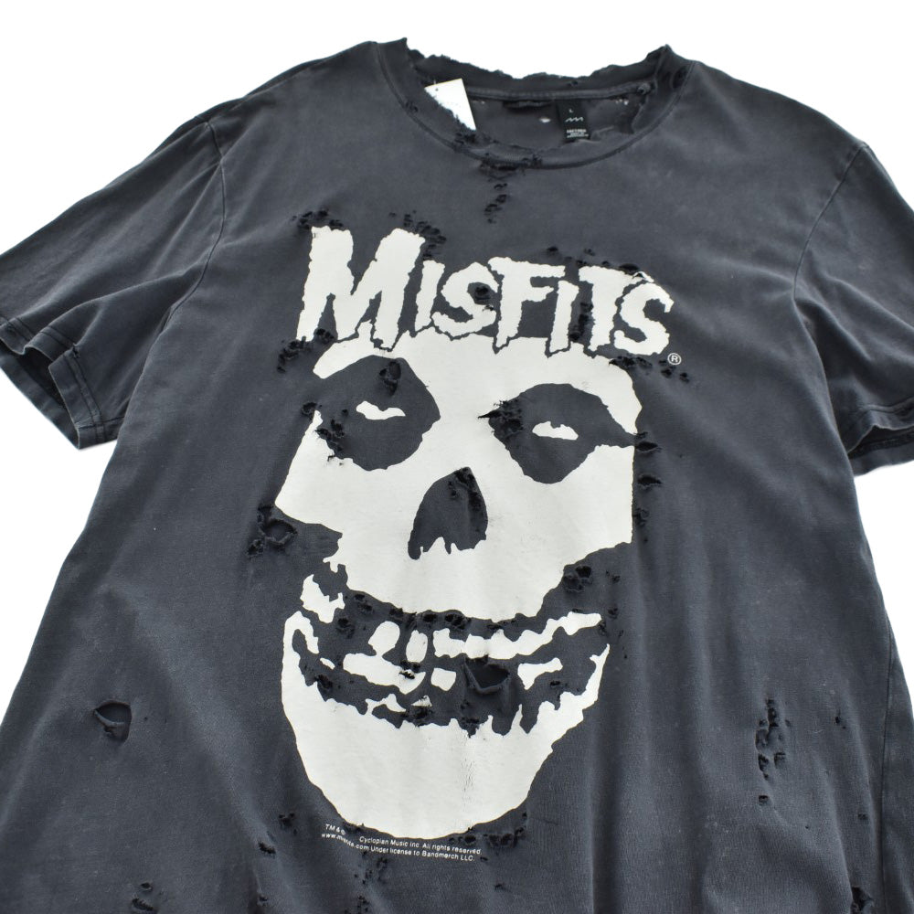 MISFITS "BORO" スカルプリント ロックTシャツ 260424H