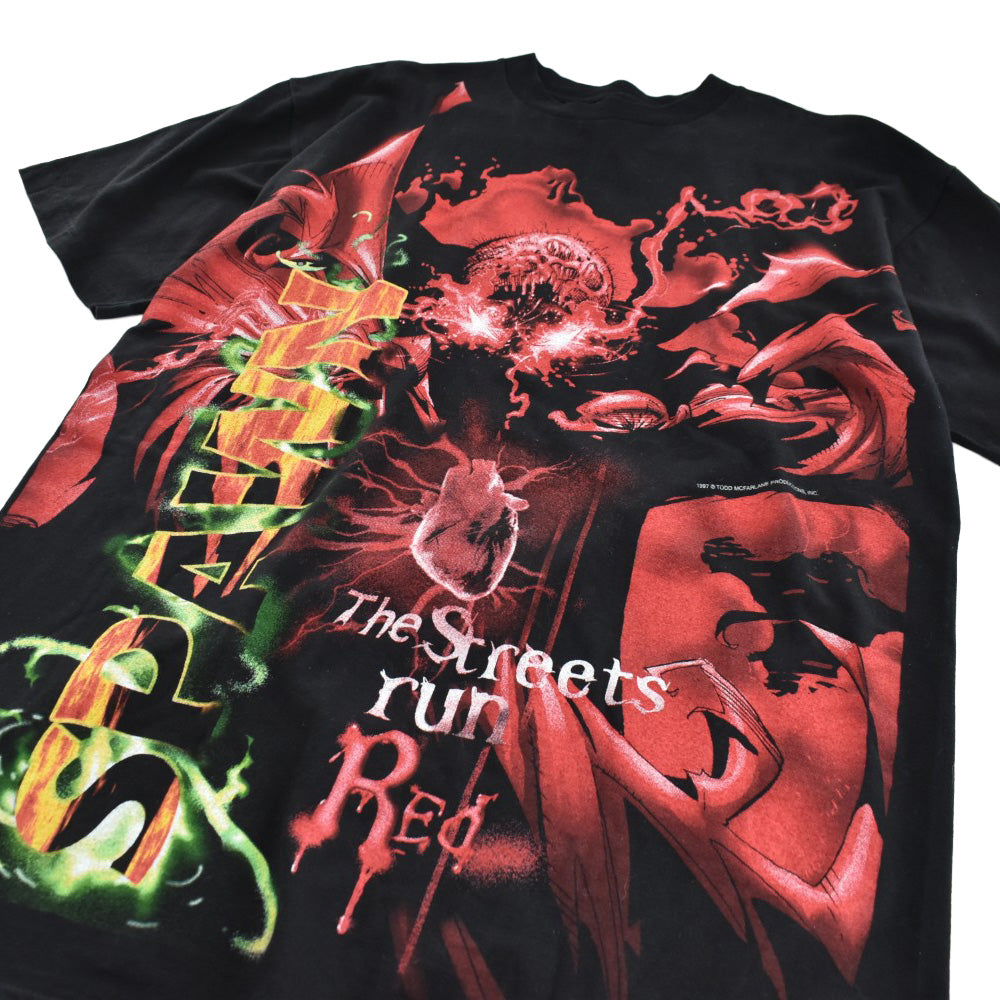 90's N.O.S. SPAWN "The Streets run Red" プロモTシャツ 260320H