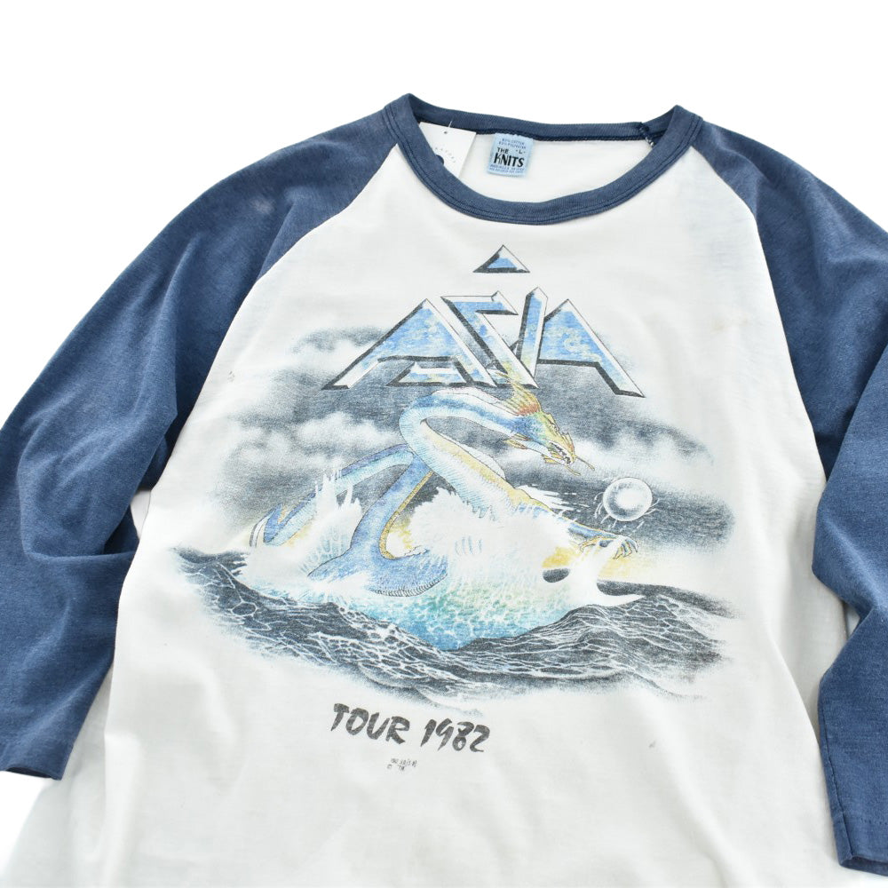 80's ASIA “Tour 1982” ラグラン ロックTシャツ 260602H
