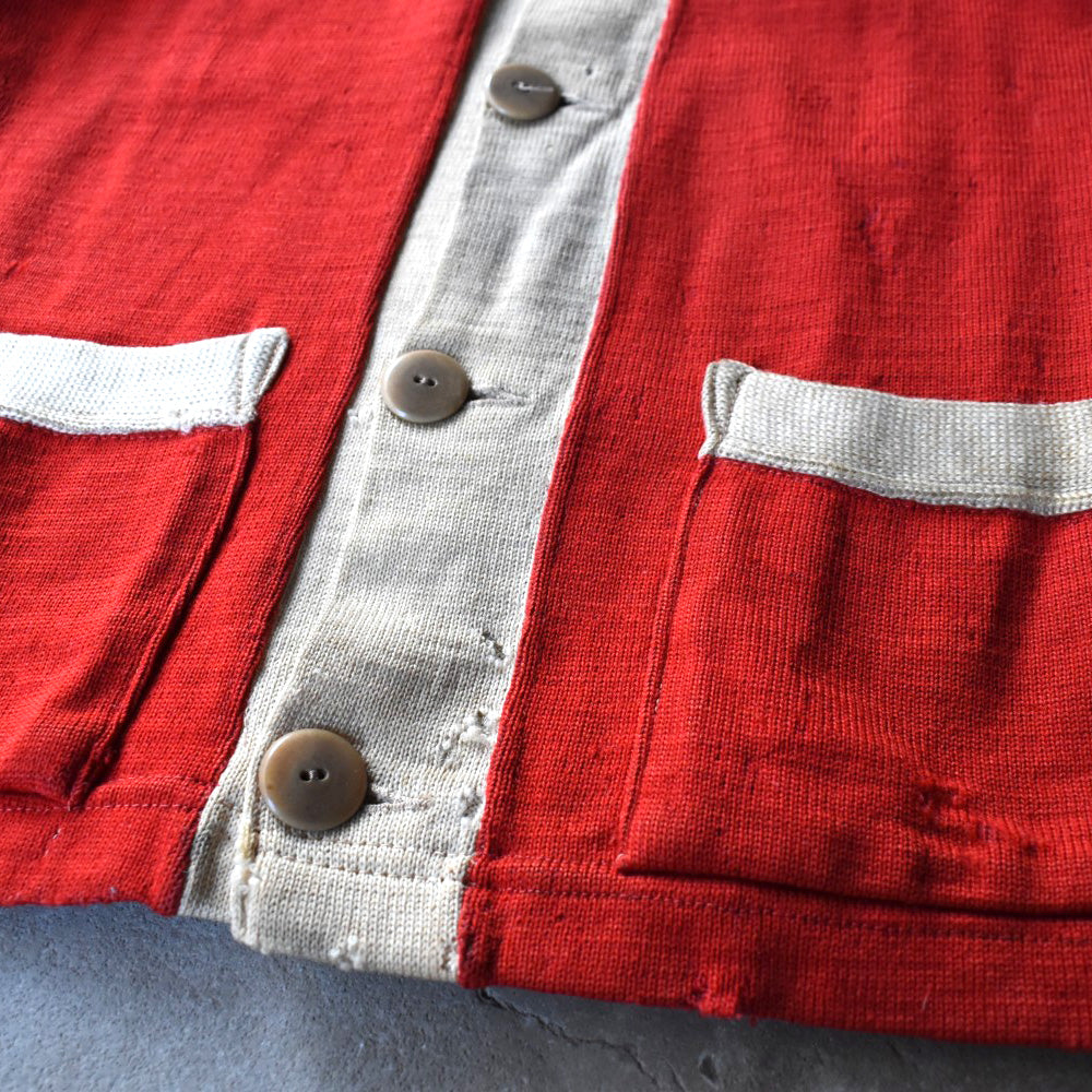 40’s Olympic Sports "BORO" レタードカーディガン 251202H