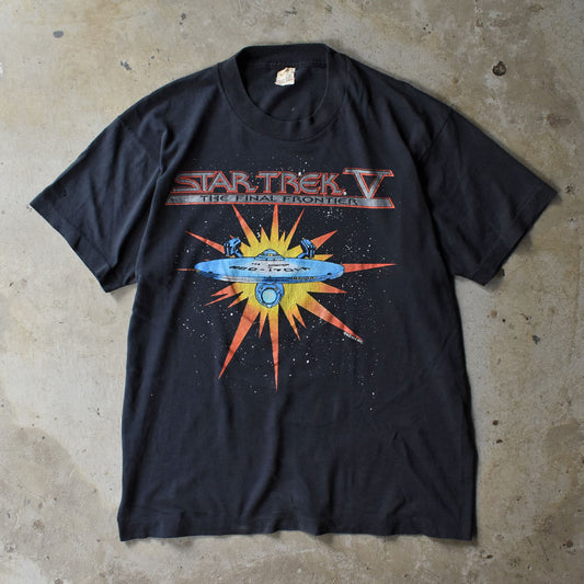 80’s STAR TREK V THE FINAL FRONTIER ムービー Tシャツ USA製 250909H