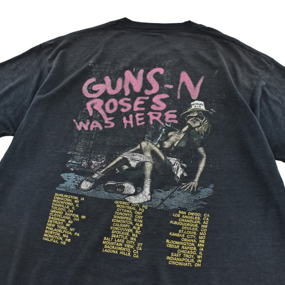 80's Guns N' Roses "APPETITE FOR DESTRUCTION" 発禁 ロックTシャツ 260825H