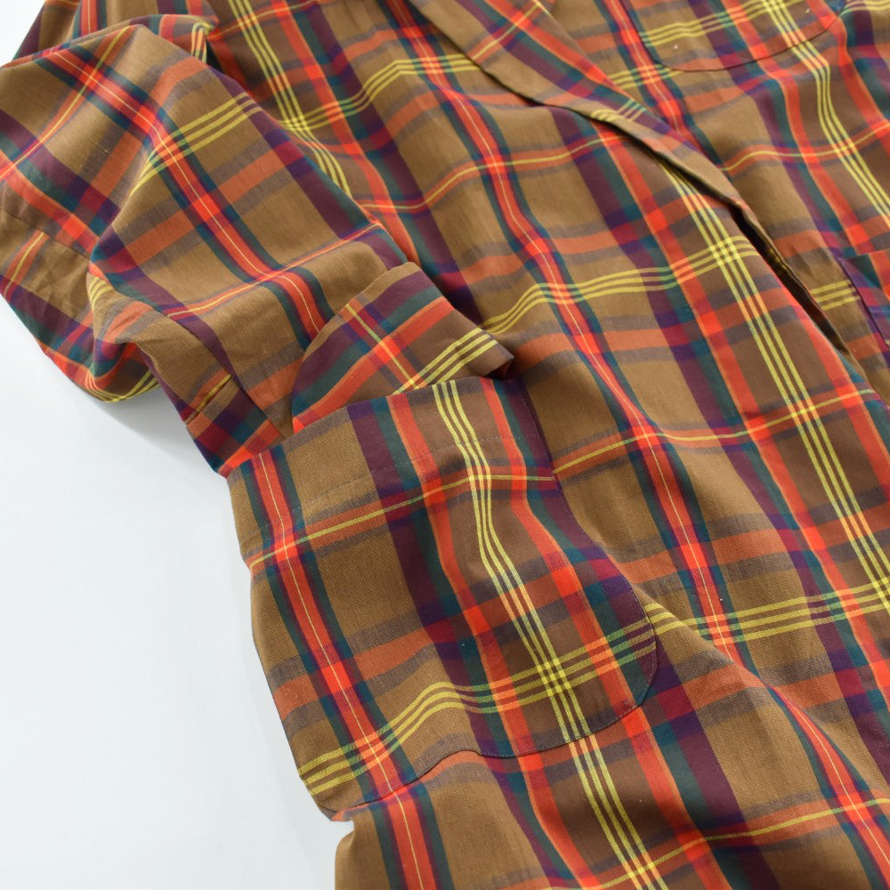 60's Roy Press by roytex チェックガウン 260227H