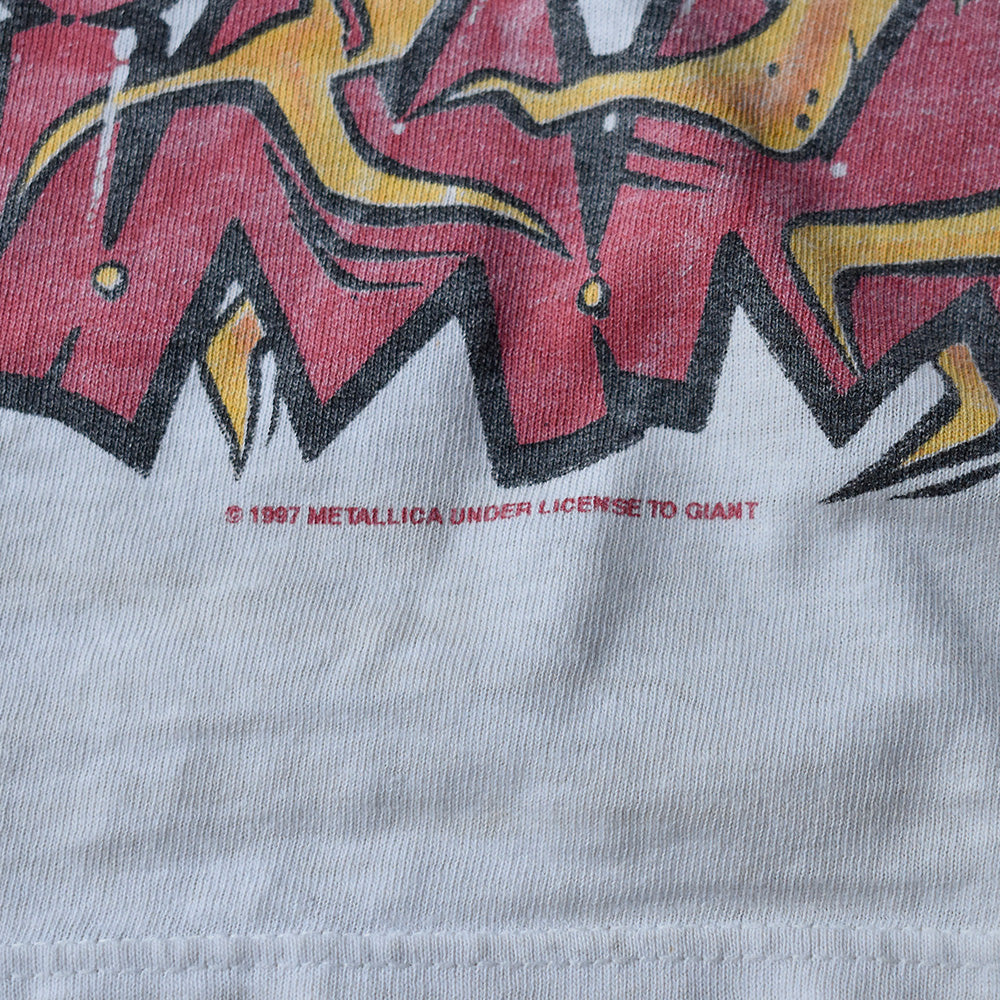 90's METALLICA×Ed Roth “GIMMEFUEL” North American Tour ダメージTシャツ 240703H