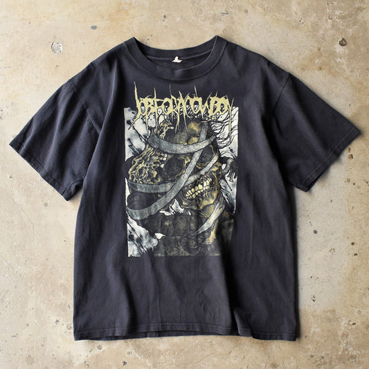 Y2K Job For A Cowboy “zombie skull” ロック Tシャツ 250712