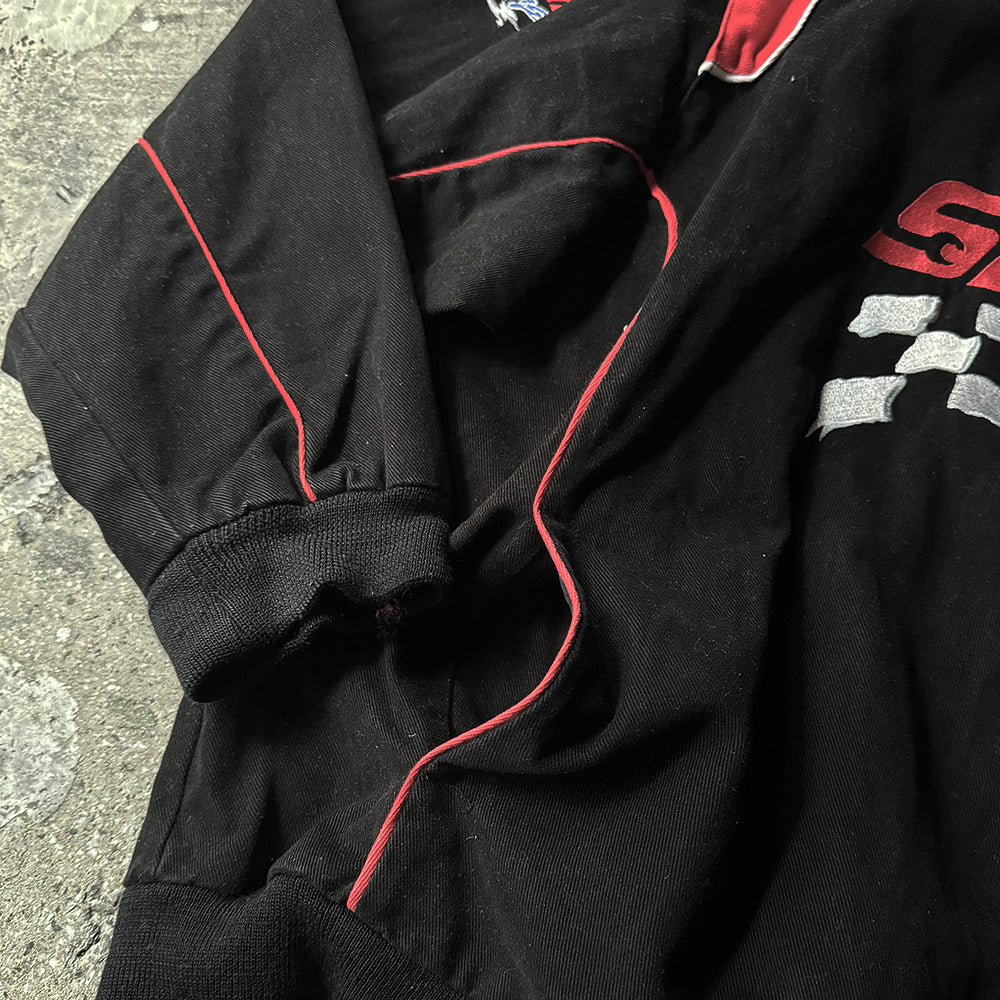 Y2K “Snap-on” コットン レーシングジャケット 240222H