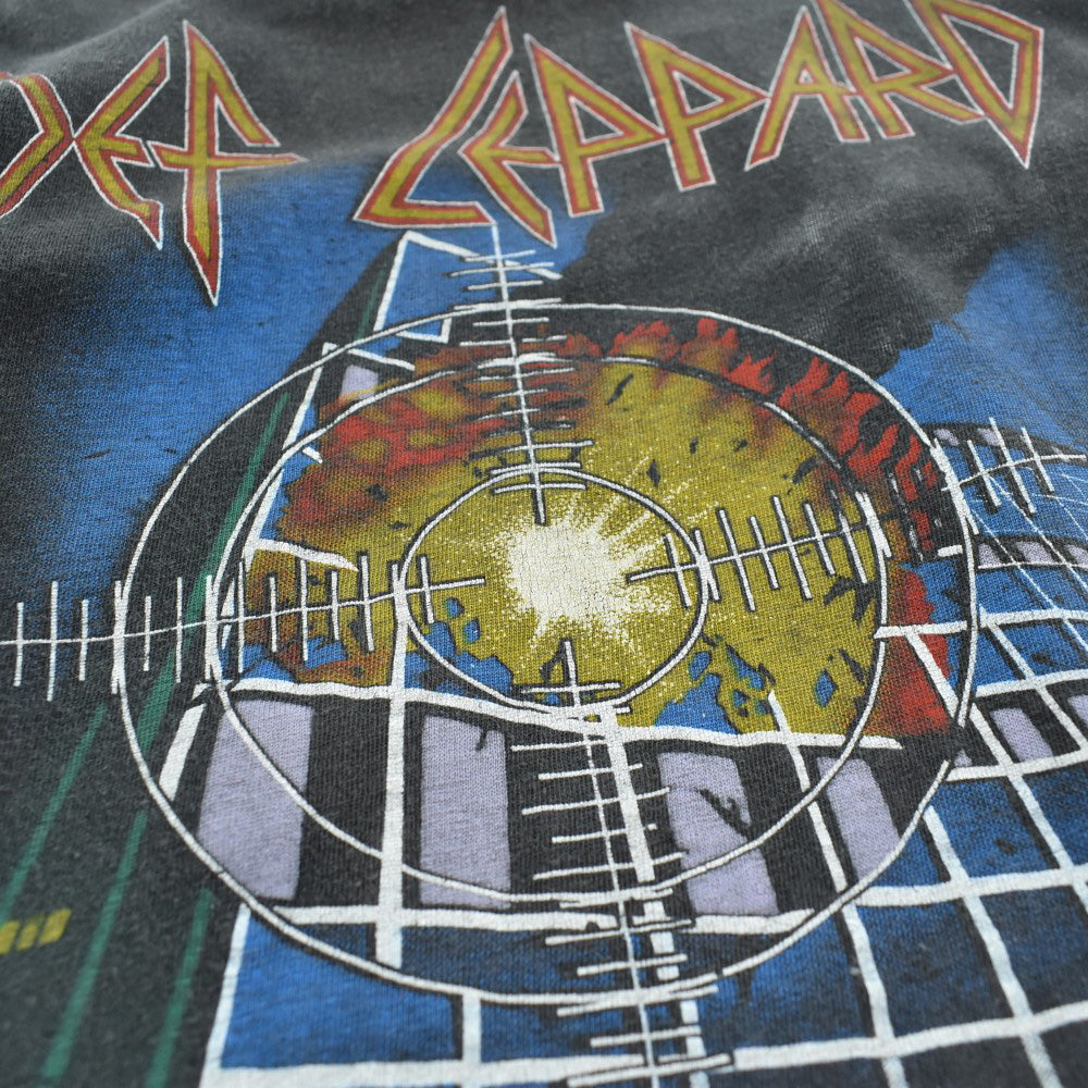 80's Def Leppard "Pyromania" ヘヴィメタル ロックTシャツ 260626H