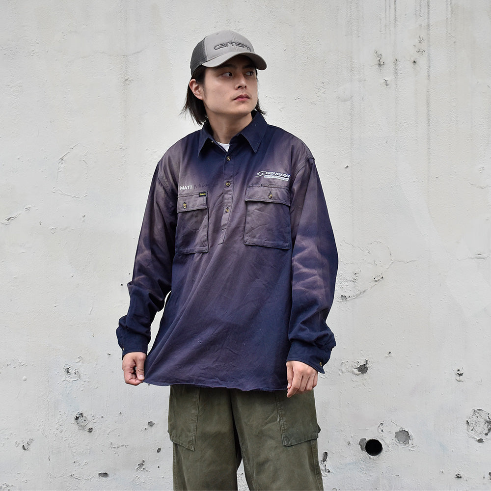 Bisley workwear “Fade“ プルオーバー ワークシャツ 240528H