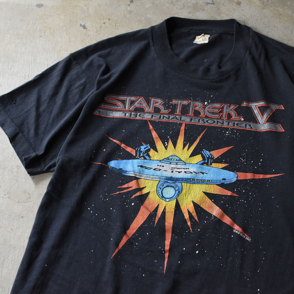 80’s STAR TREK V THE FINAL FRONTIER ムービー Tシャツ USA製 250909H
