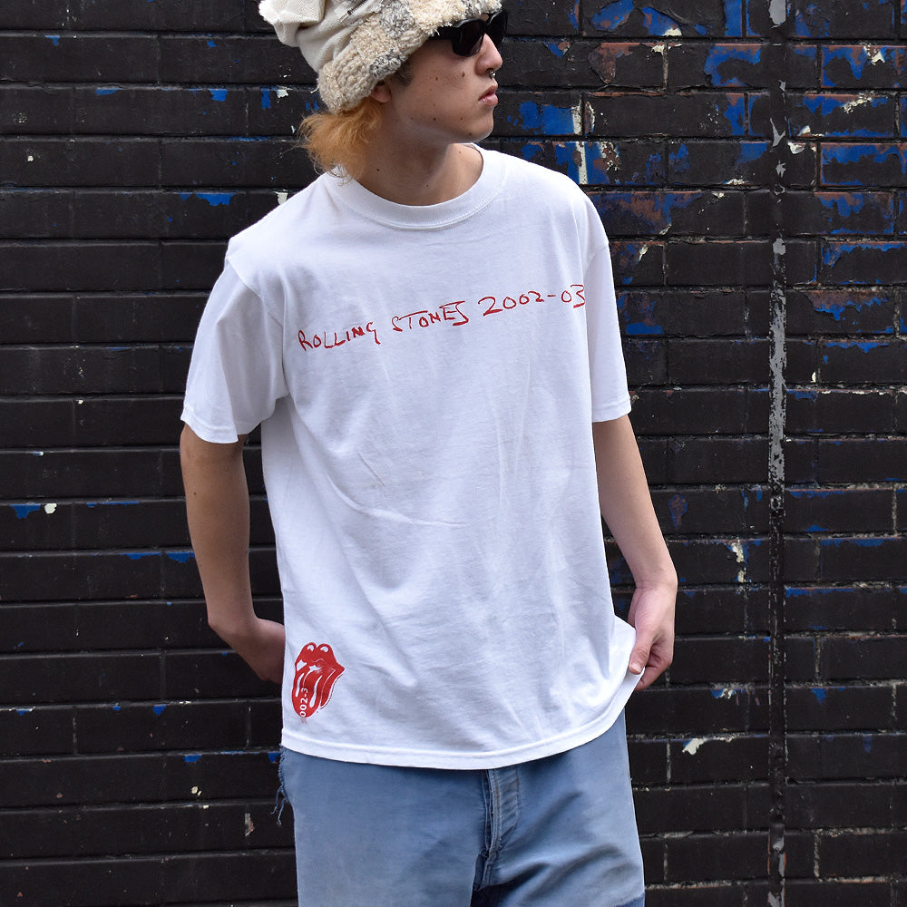 Y2K The Rolling Stones "2002-3 Japan Tour" Tシャツ 240122HYY