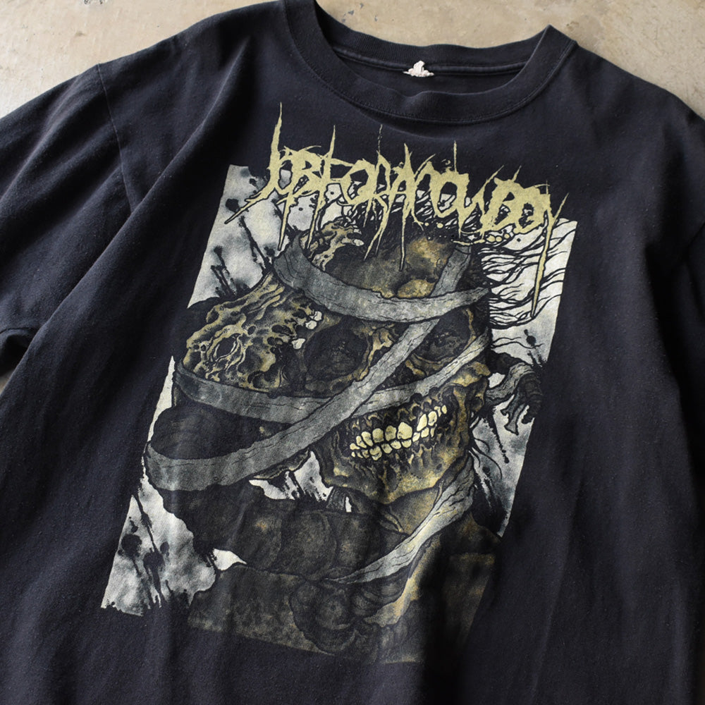 Y2K Job For A Cowboy “zombie skull” ロック Tシャツ 250712