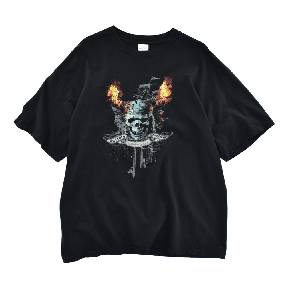 Y2K Disney "Pirates of the Caribbean" ムービーTシャツ 260616H