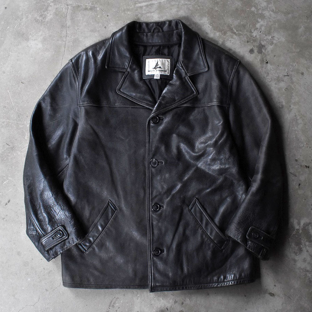 90’s Misty Harbor レザーカーコート 251104H