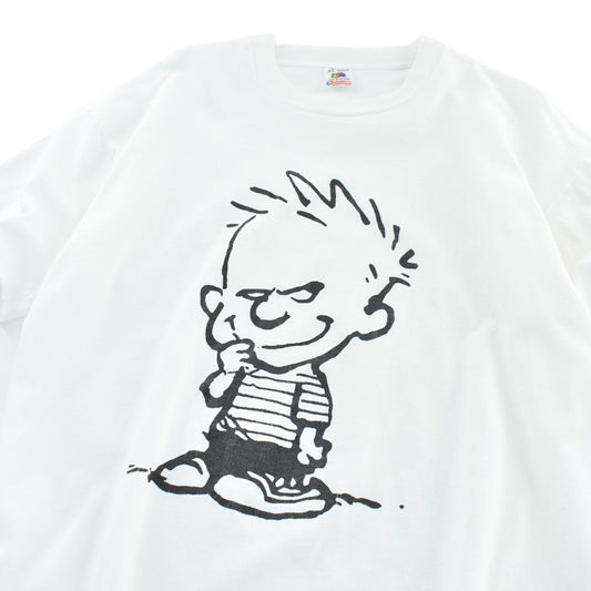 90's Calvin and Hobbes  キャラクターTシャツ USA製 260811H