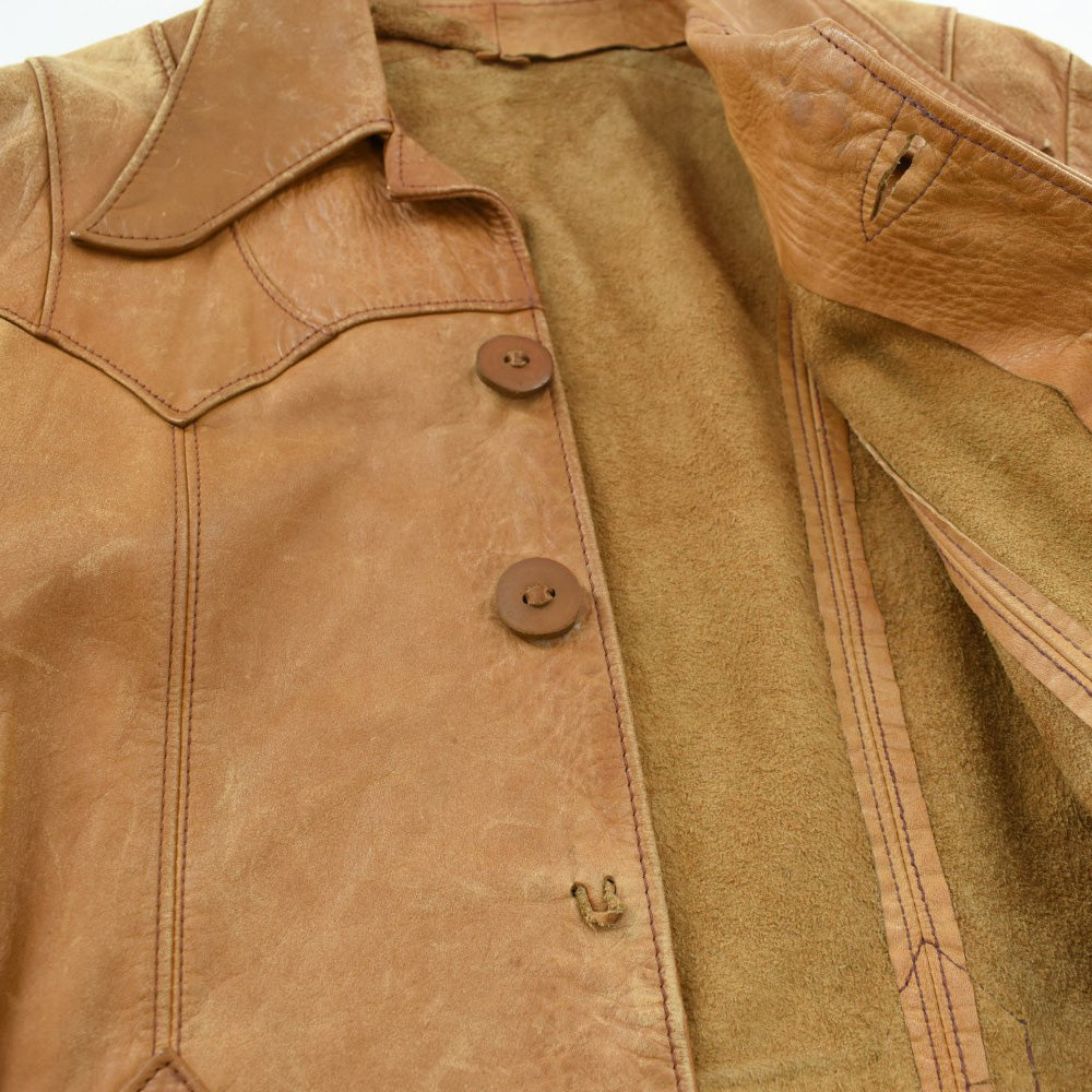 70's East West Musical Instruments "YUCCA" レザーコート  260109H