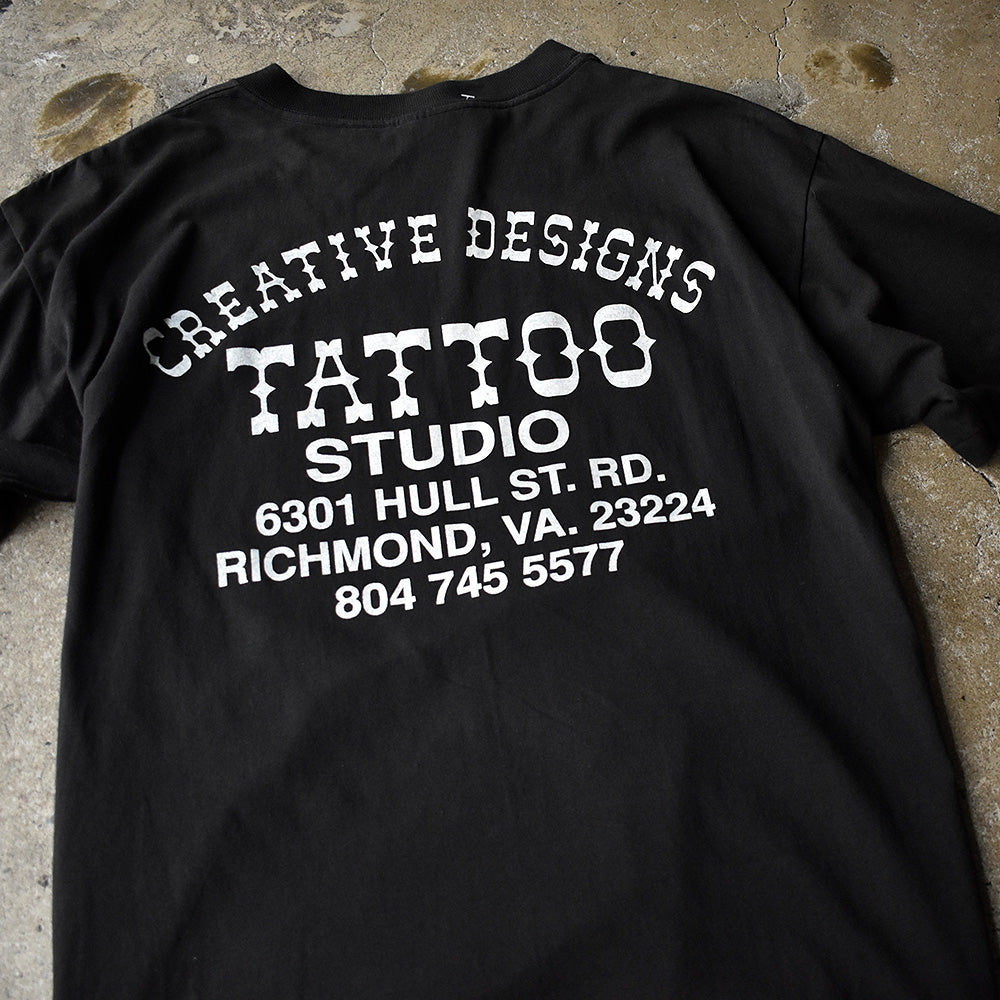 90's J.D. Crowe “My Mom's Gonna Kill Me“ Tattoo Art Tシャツ USA製 250526H